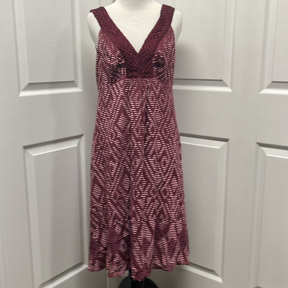 Beth Bowley Sleeveless Lined Silk Dress Size 10